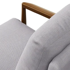 Bavel 28.5" Lounge Set - Walnut and Field Gray