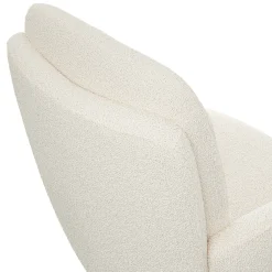 Bea Executive Office Chair - Ivory Wool Bouclé