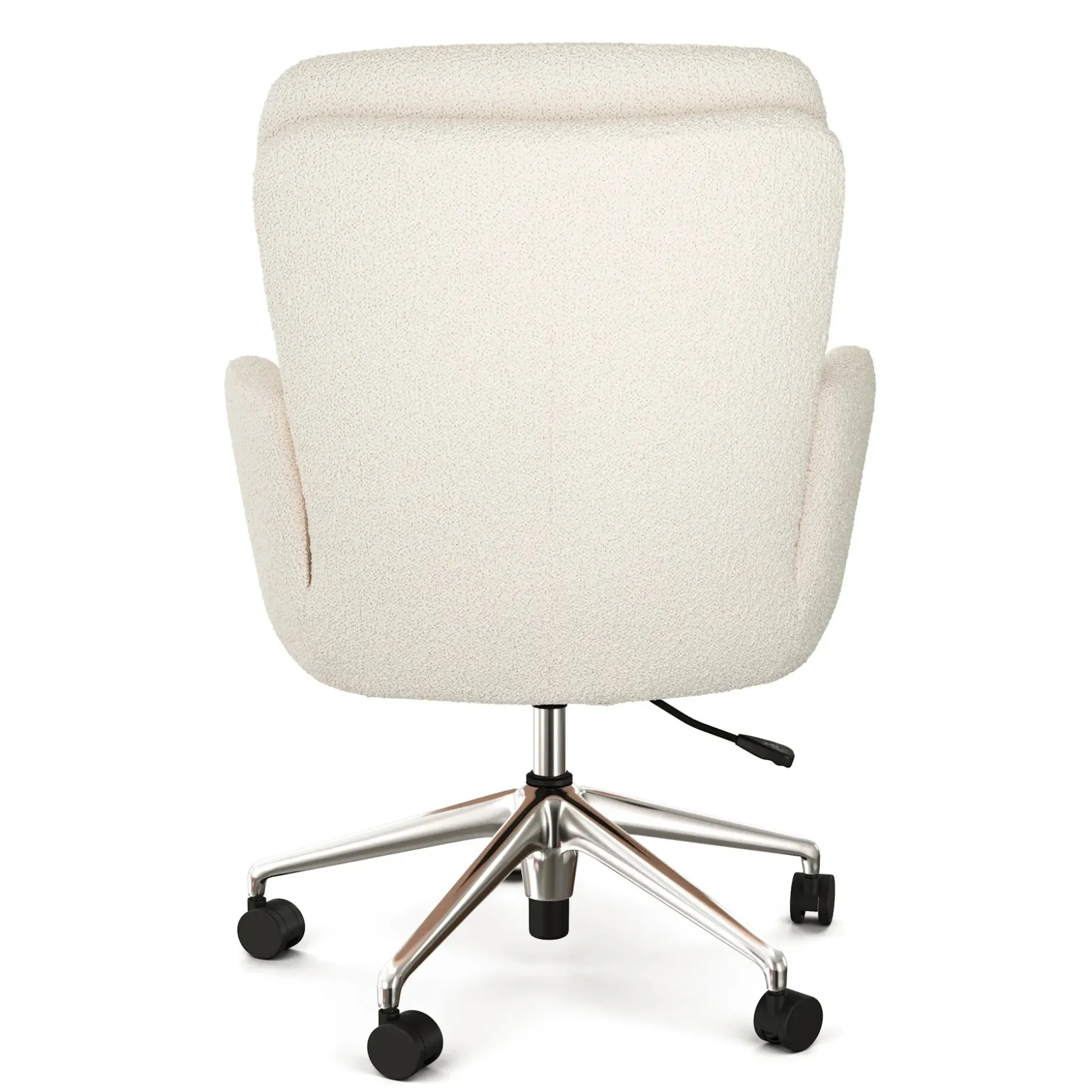 Bea Executive Office Chair - Ivory Wool Bouclé