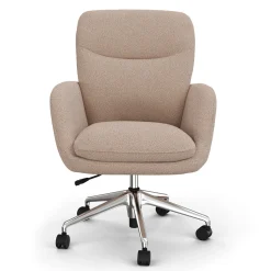 Bea Executive Office Chair - Sandstone Wool Bouclé