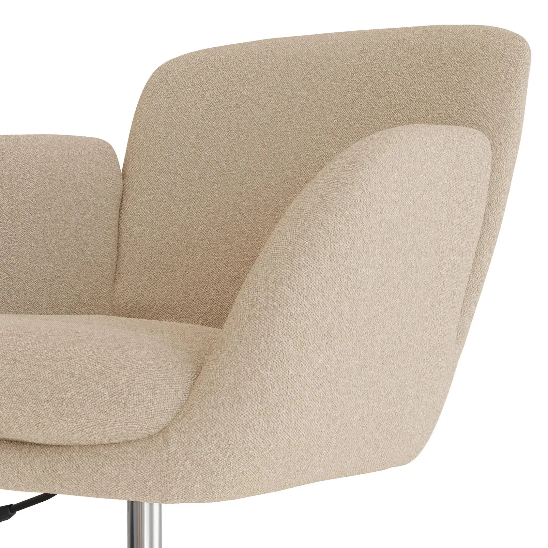 Bea Office Chair - Ratine Buff