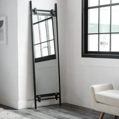 Beau Floor Mirror - Black