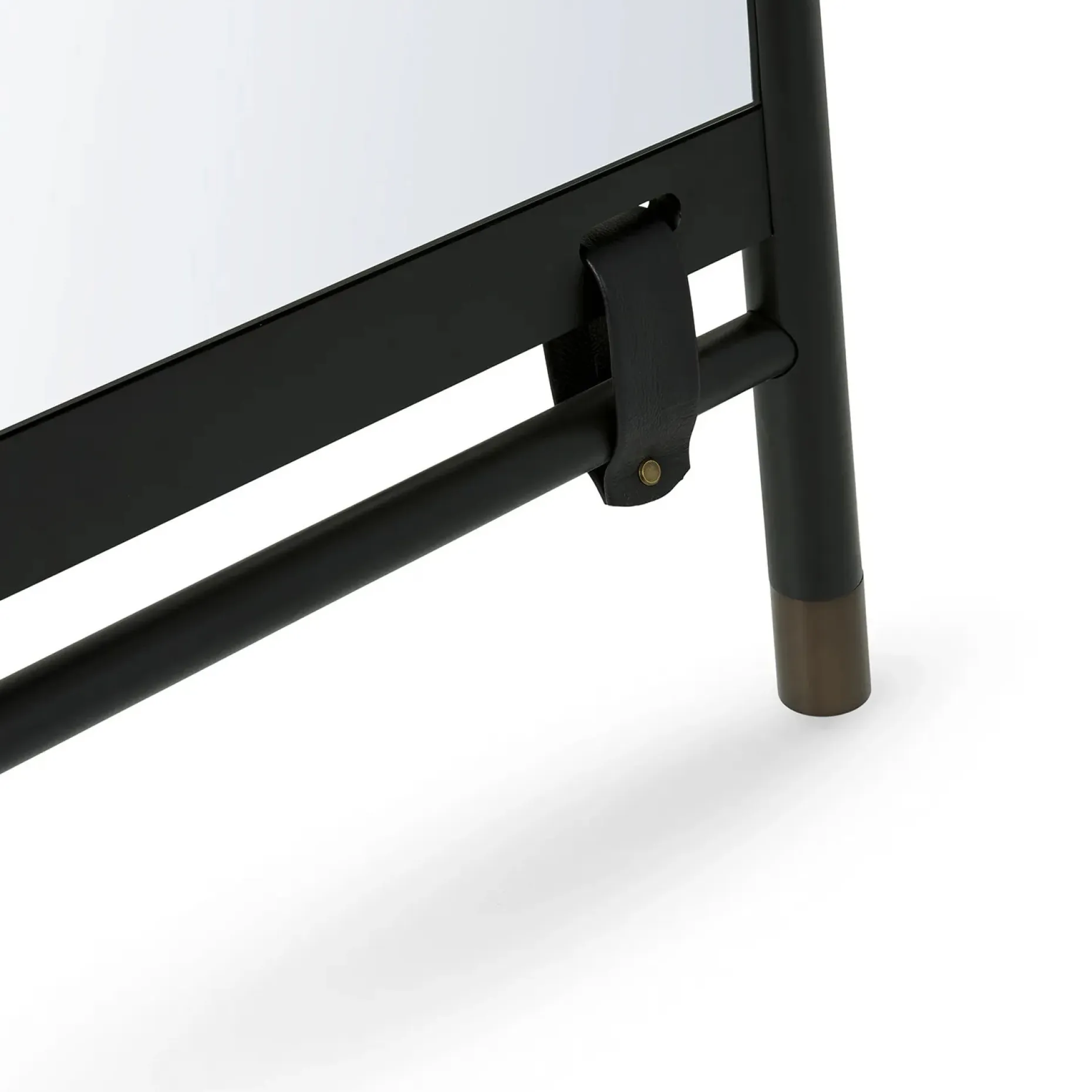 Beau Floor Mirror - Black