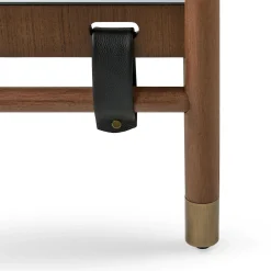Beau Floor Mirror - Walnut