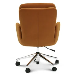 Bea Velvet Executive Office Chair - Hale Camel