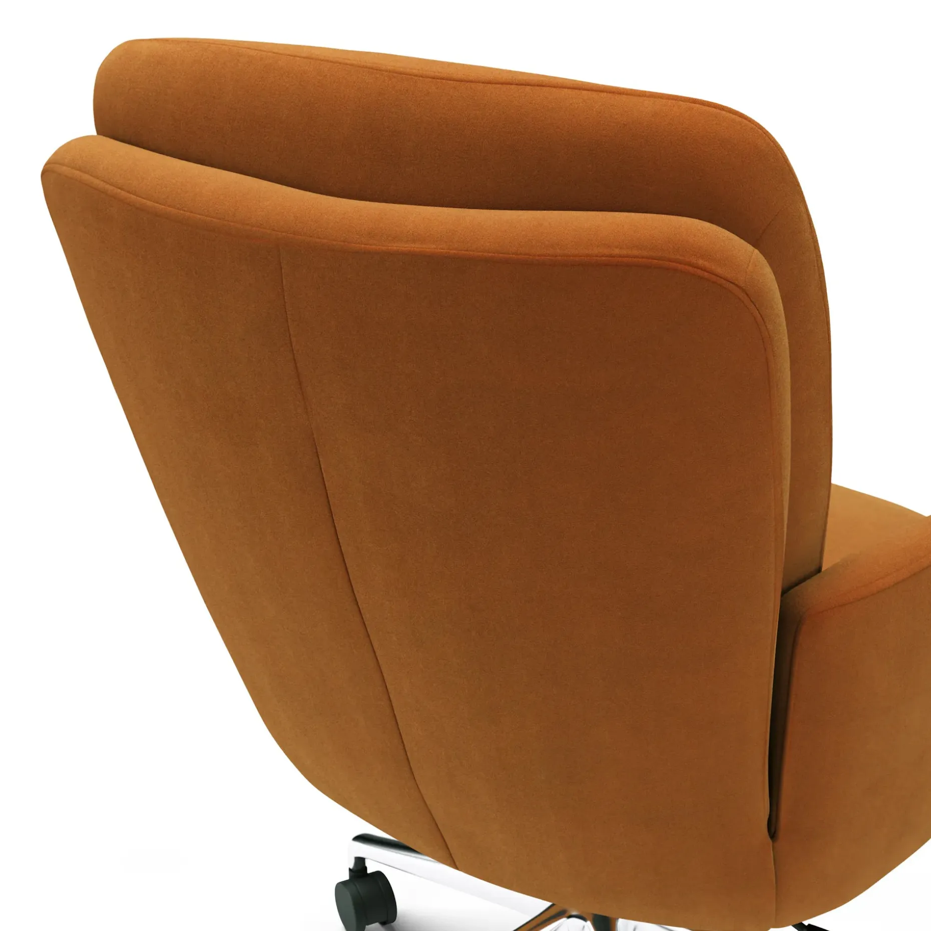 Bea Velvet Executive Office Chair - Hale Camel