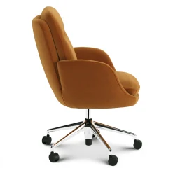 Bea Velvet Executive Office Chair - Hale Camel