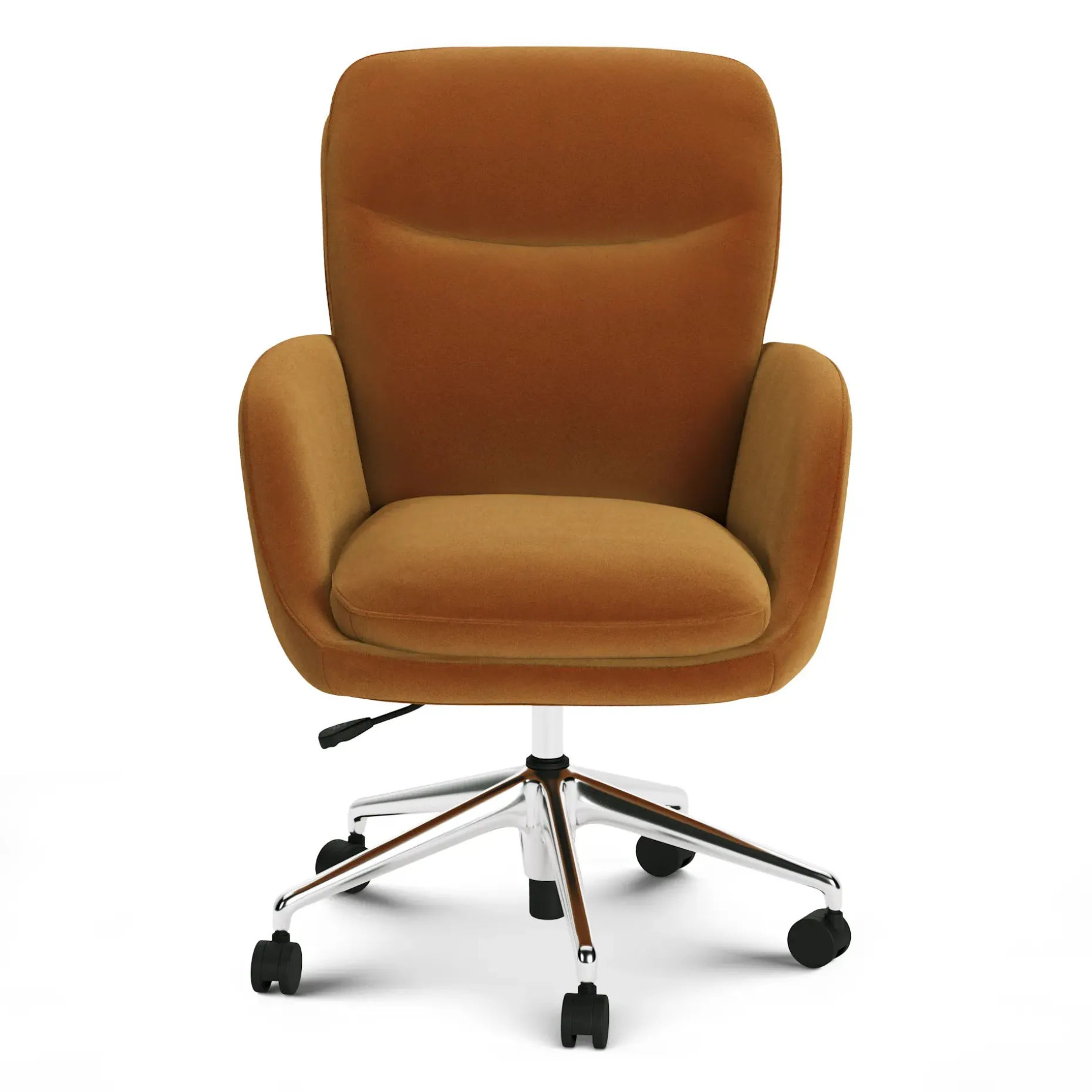 Bea Velvet Executive Office Chair - Hale Camel