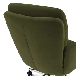 Bea Velvet Executive Office Chair - Hale Oakmoss