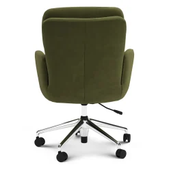 Bea Velvet Executive Office Chair - Hale Oakmoss