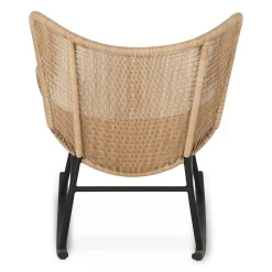 Beltaine 30.5" Outdoor Rocking Lounge Chair - Wicker