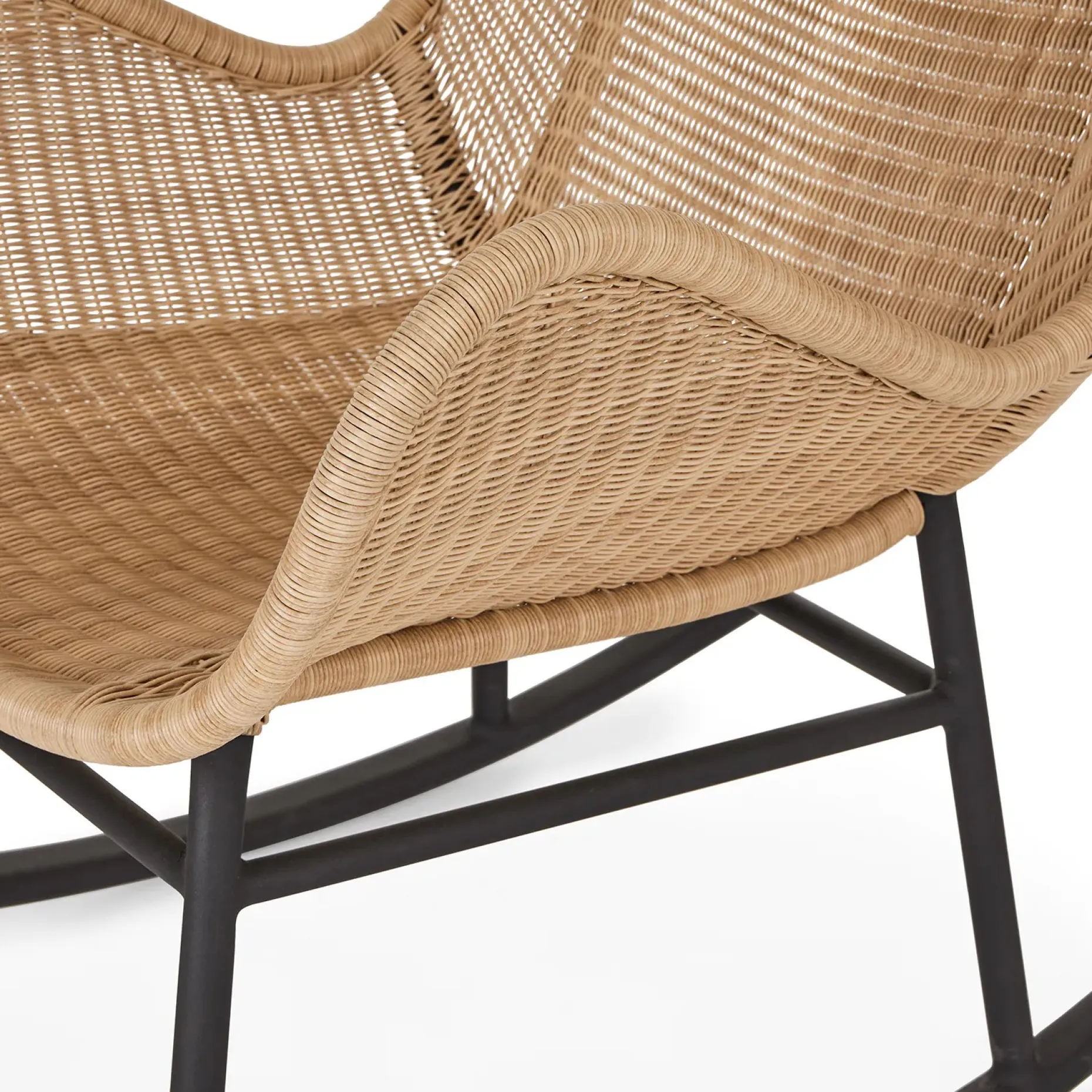 Beltaine 30.5" Outdoor Rocking Lounge Chair - Wicker