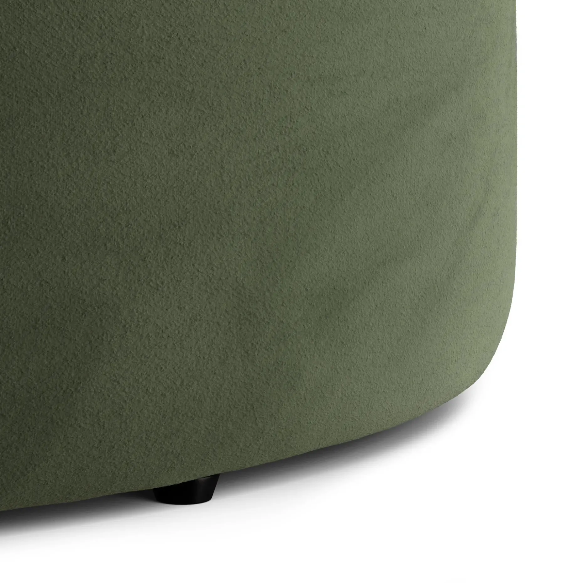 Benson 23.5" Velvet Storage Ottoman - Hale Fir Green