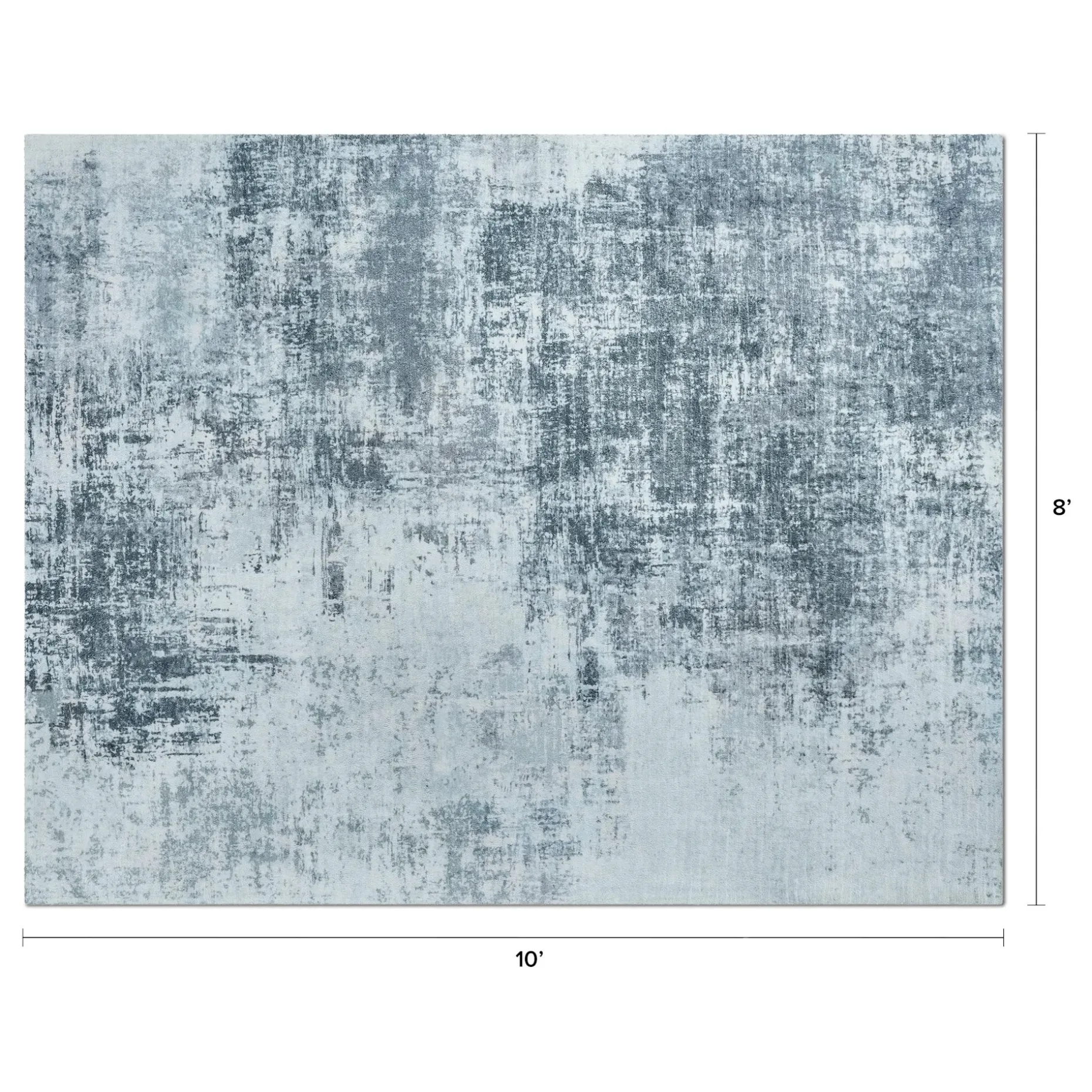 Berge 8 x 10 Rug - Blue Wash