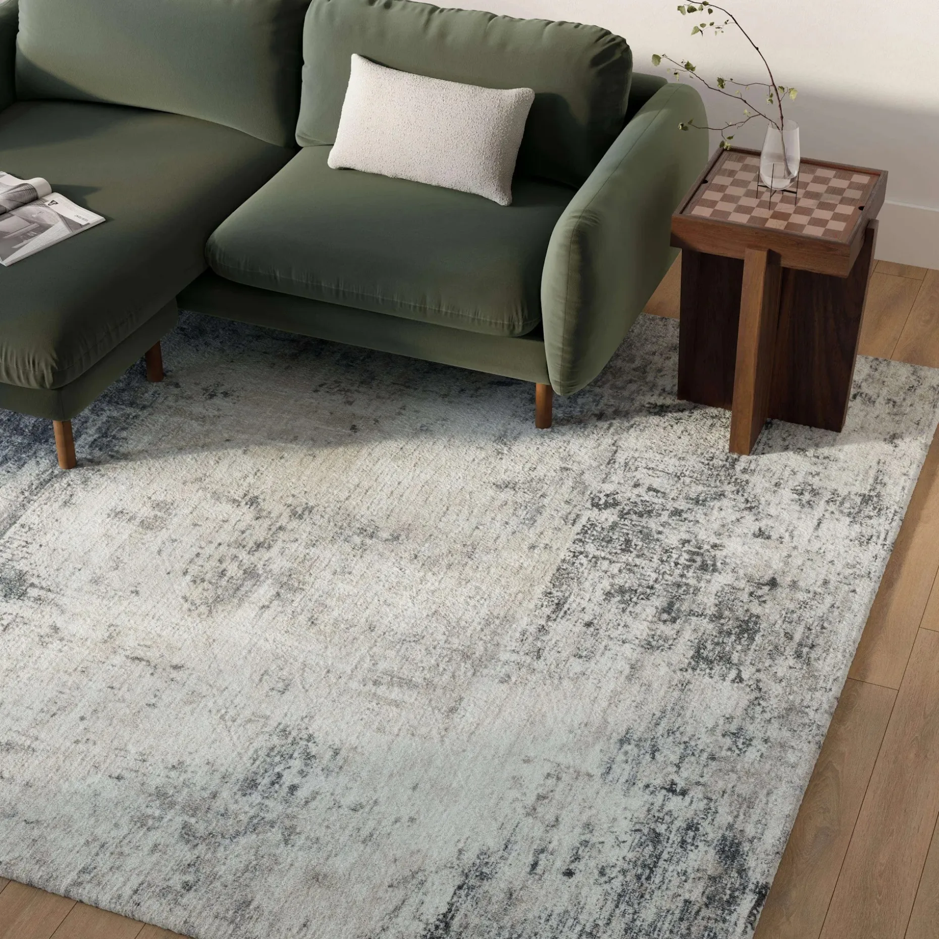 Berge 8 x 10 Rug - Tan Wash