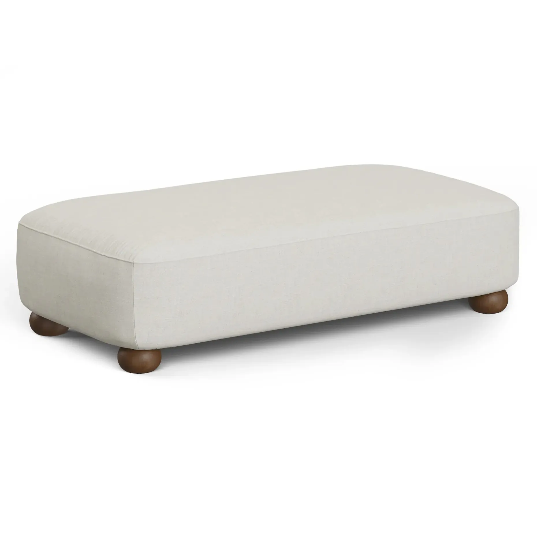 Berkley 59" Ottoman - Salt Beige