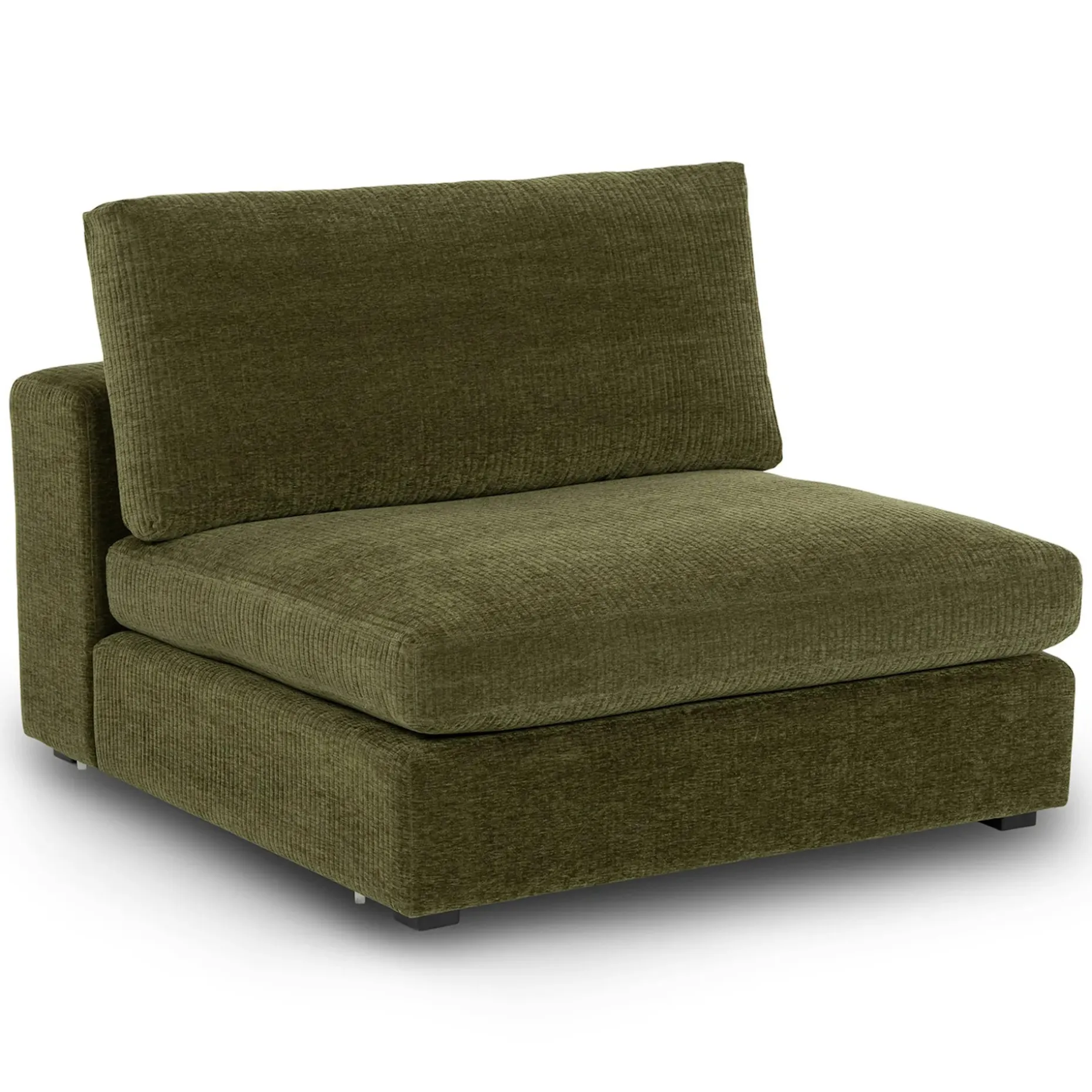 Beta 39.5" Armless Chair Module - Cypress Green