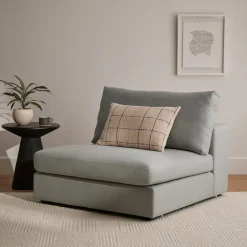 Beta 39.5" Armless Chair Module - Welsh Gray