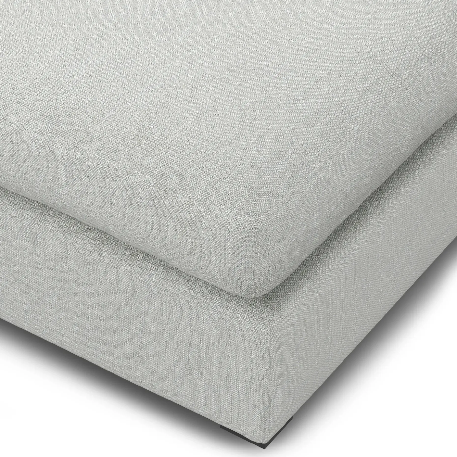 Beta 79" Armless Modular Sofa - Welsh Gray