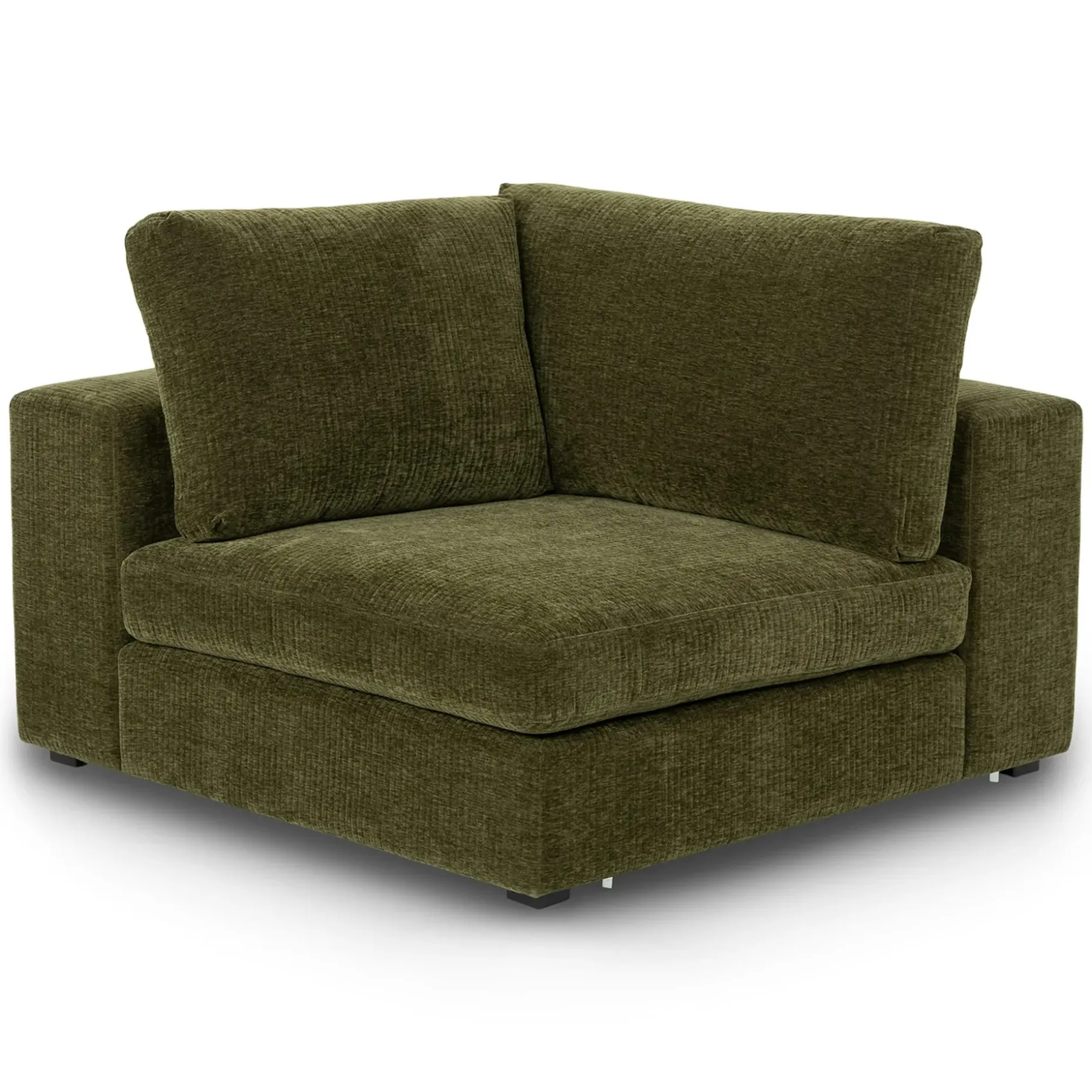 Beta 45" Corner Chair Module - Cypress Green