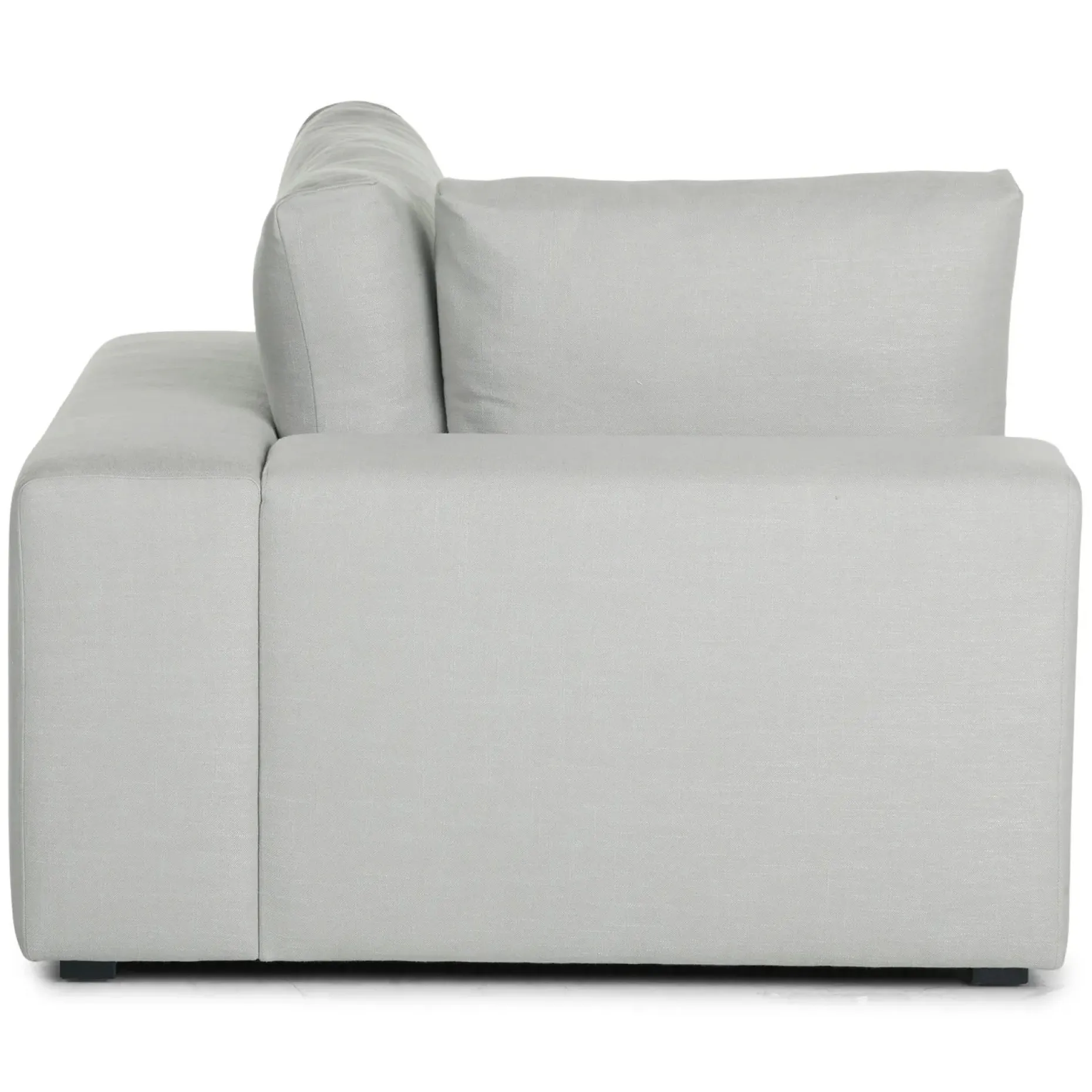 Beta 45" Corner Chair Module - Welsh Gray