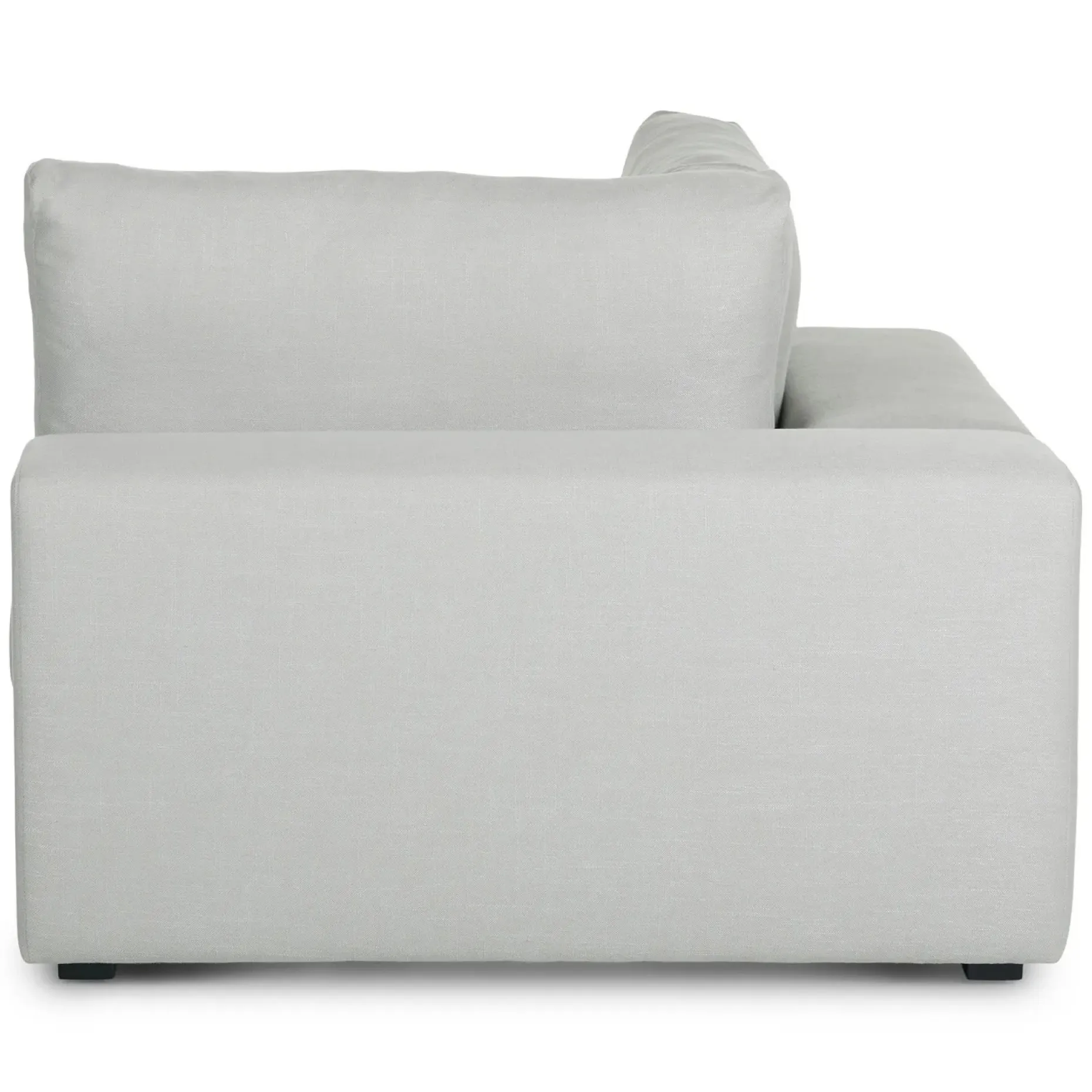 Beta 45" Corner Chair Module - Welsh Gray
