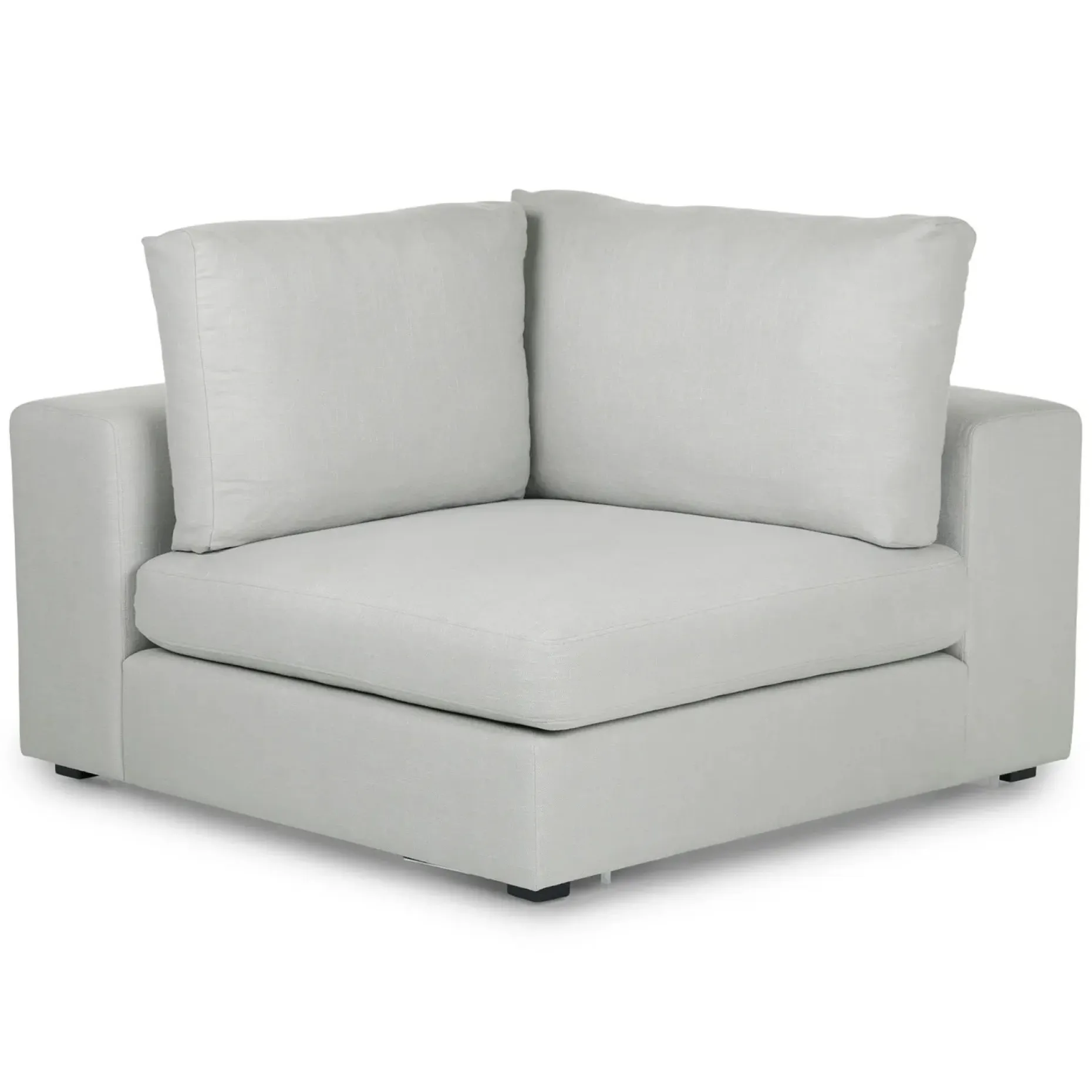 Beta 45" Corner Chair Module - Welsh Gray