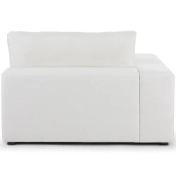 Beta 49" Left Arm Chair Module - Quartz White