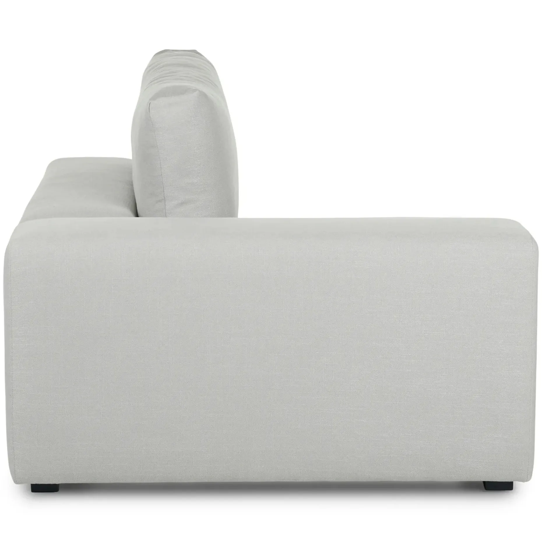 Beta 49" Left Arm Chair Module - Welsh Gray