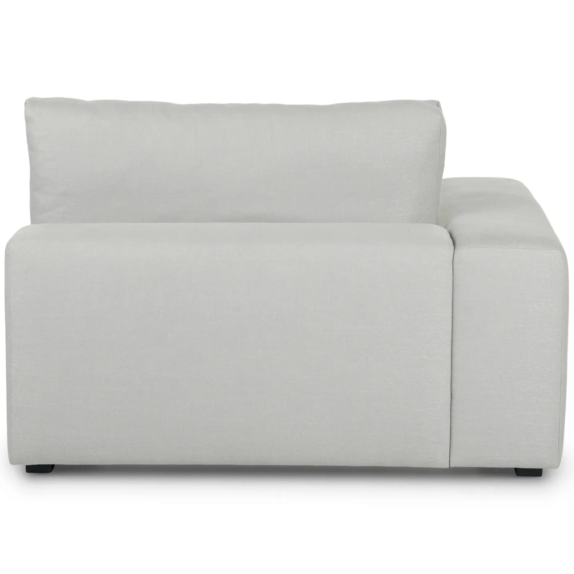 Beta 49" Left Arm Chair Module - Welsh Gray