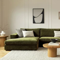 Beta 49" Left Chaise Module - Cypress Green
