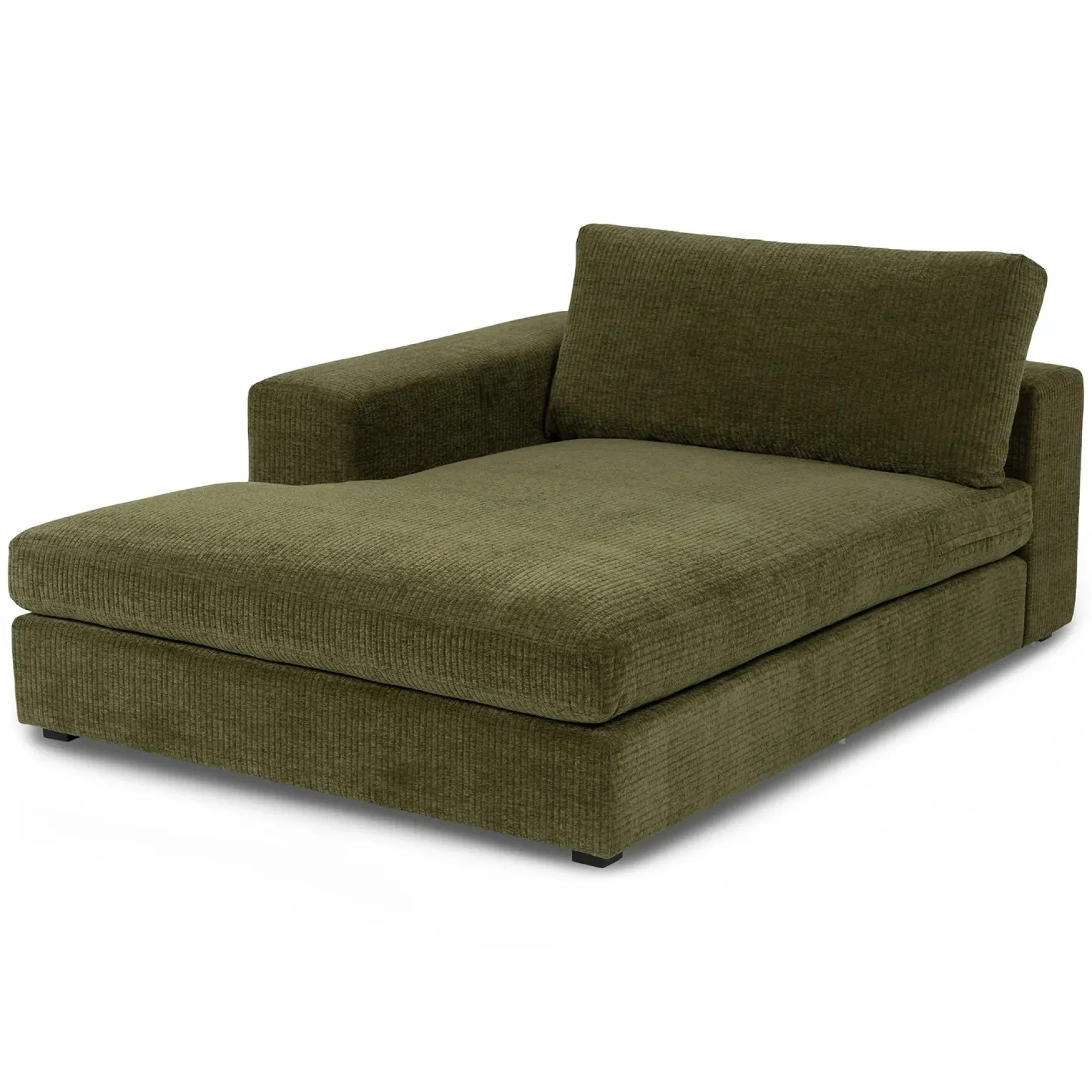 Beta 49" Left Chaise Module - Cypress Green