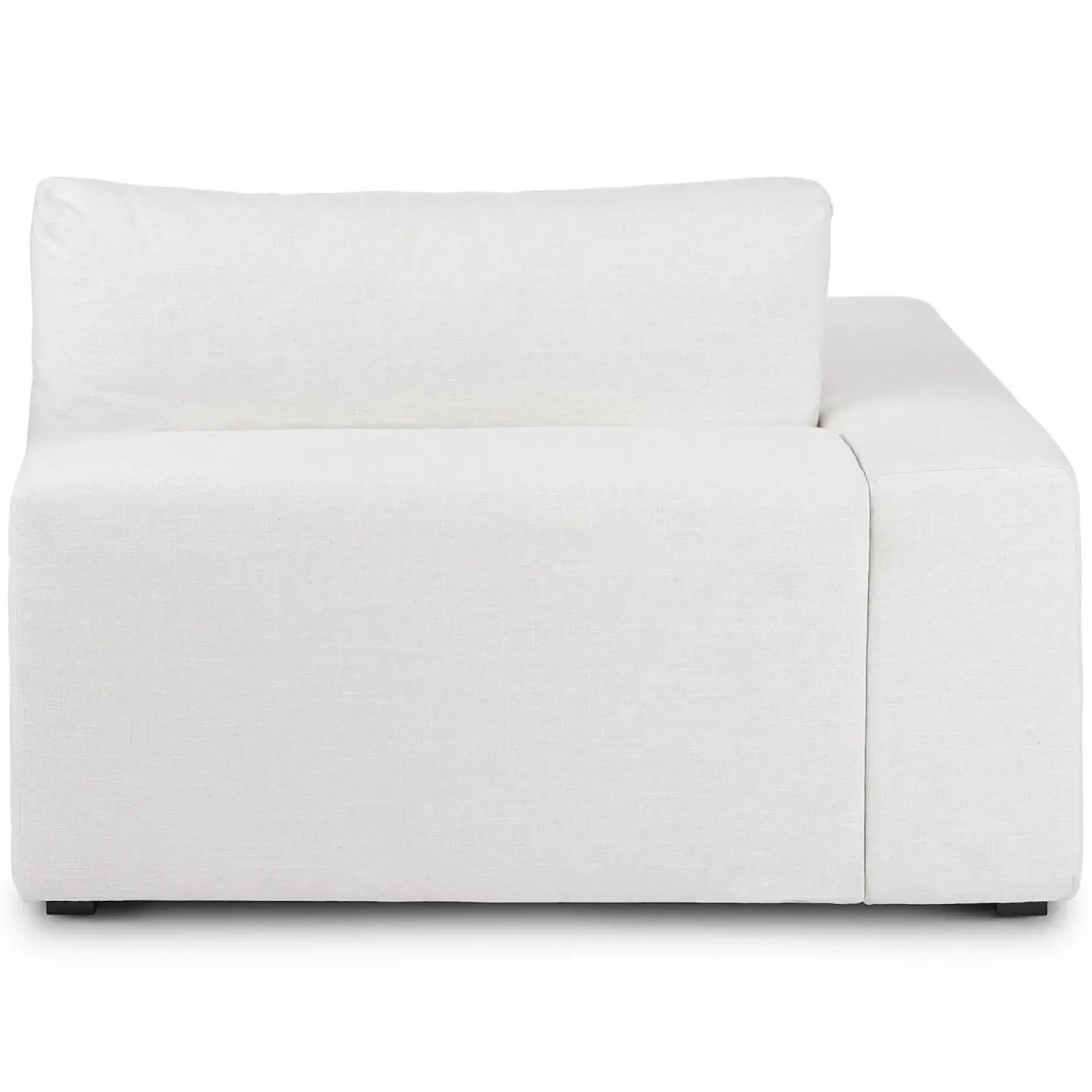 Beta 49" Left Chaise Module - Quartz White