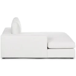 Beta 49" Left Chaise Module - Quartz White