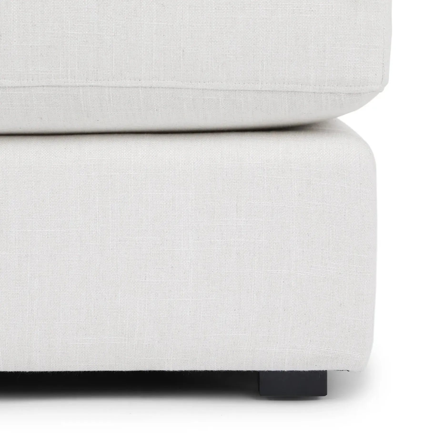 Beta 137.5" Left Modular Chaise Sectional - Quartz White