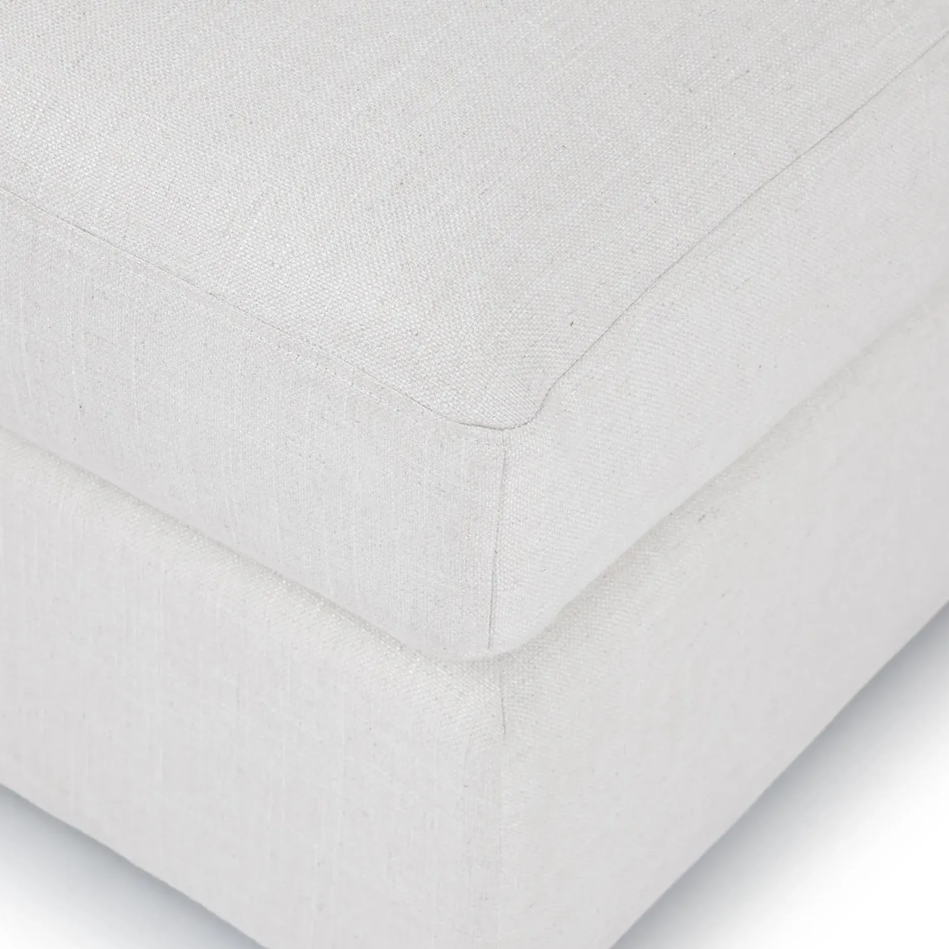 Beta 137.5" Left Modular Chaise Sectional - Quartz White
