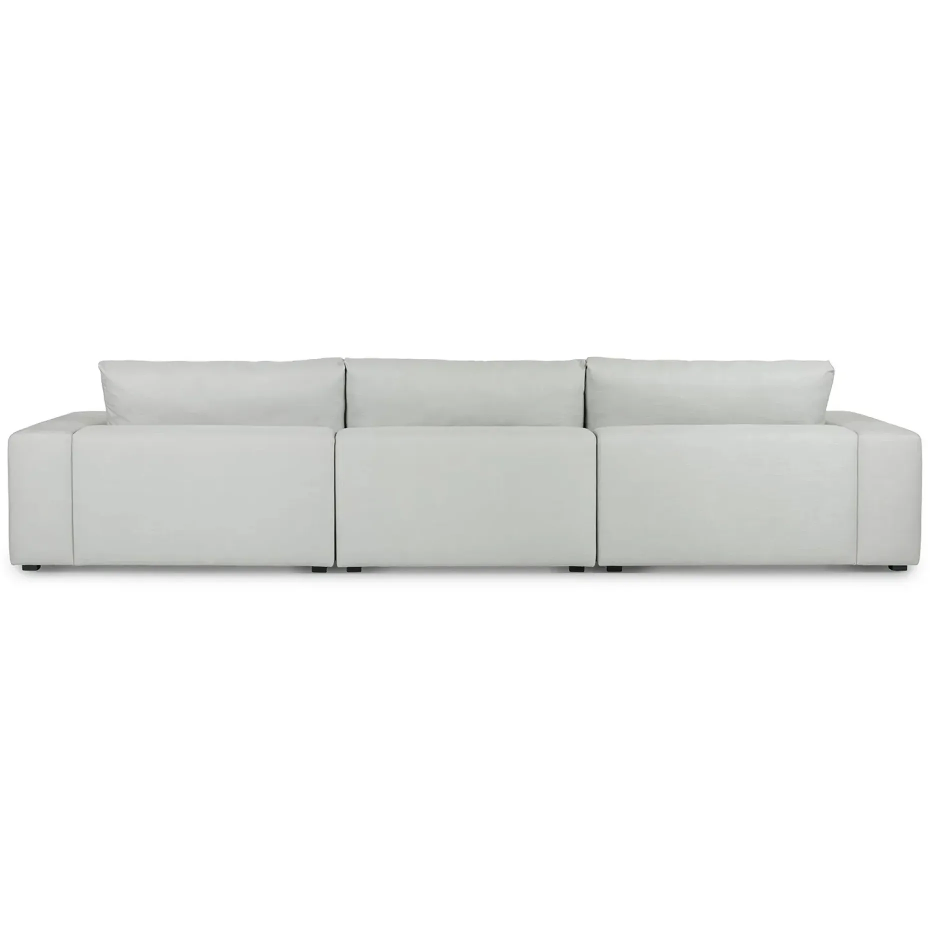 Beta 137.5" Left Modular Chaise Sectional - Welsh Gray