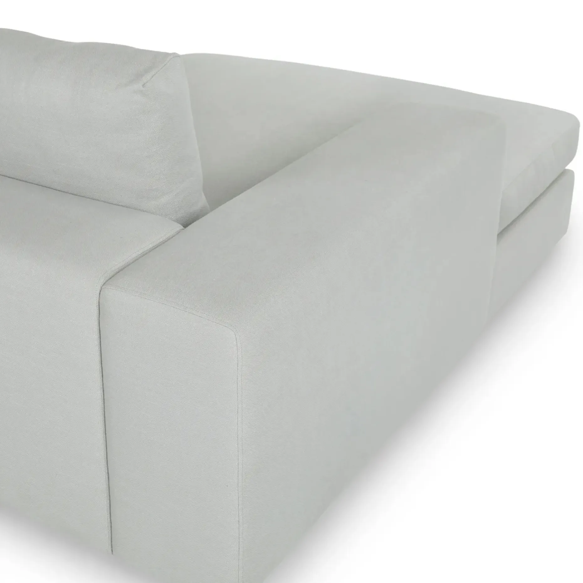 Beta 137.5" Left Modular Chaise Sectional - Welsh Gray