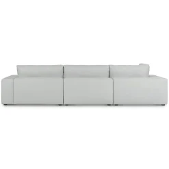 Beta 133.5" Left Modular Sectional - Welsh Gray
