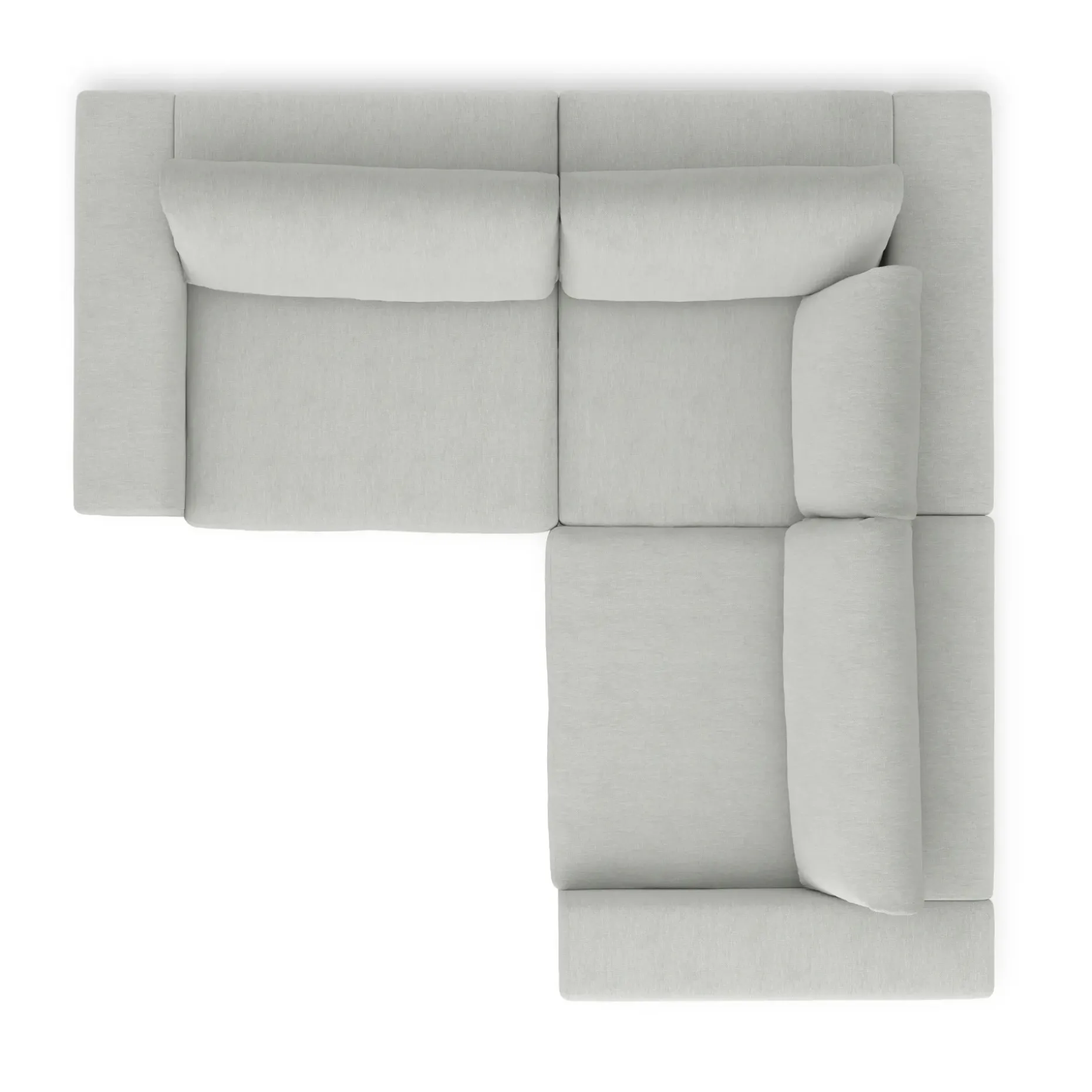 Beta 94" Modular Corner Sectional - Welsh Gray