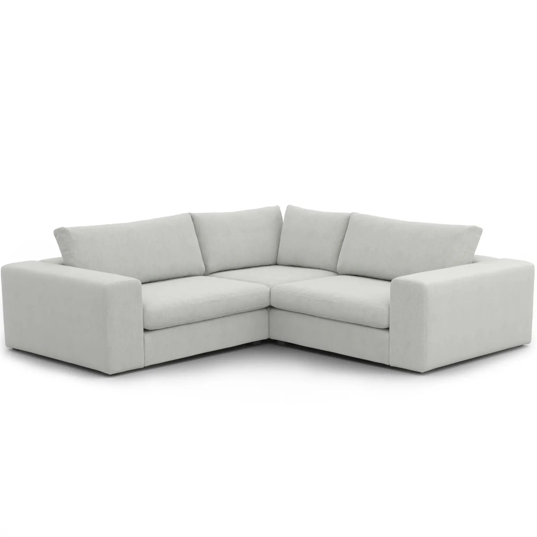 Beta 94" Modular Corner Sectional - Welsh Gray