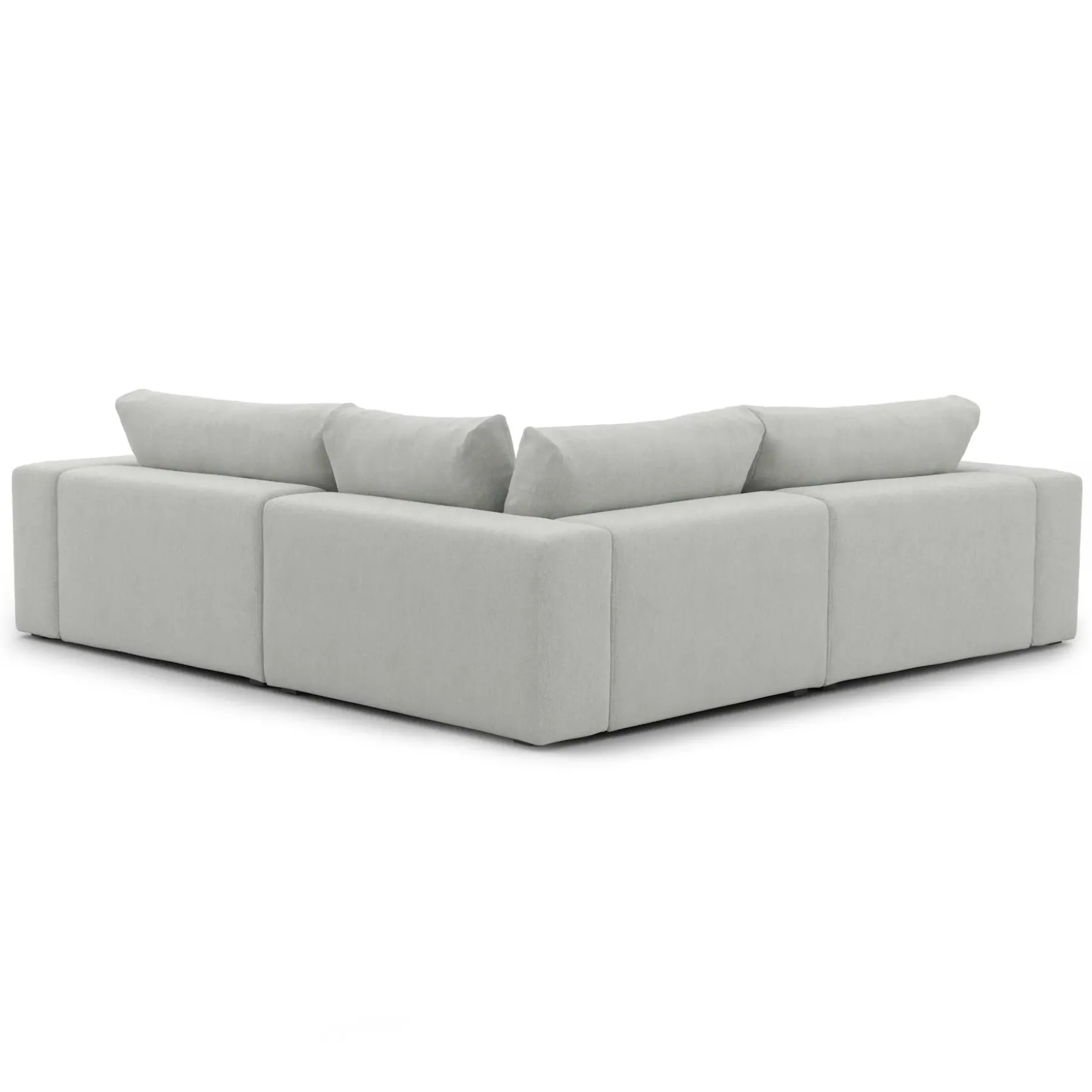 Beta 94" Modular Corner Sectional - Welsh Gray