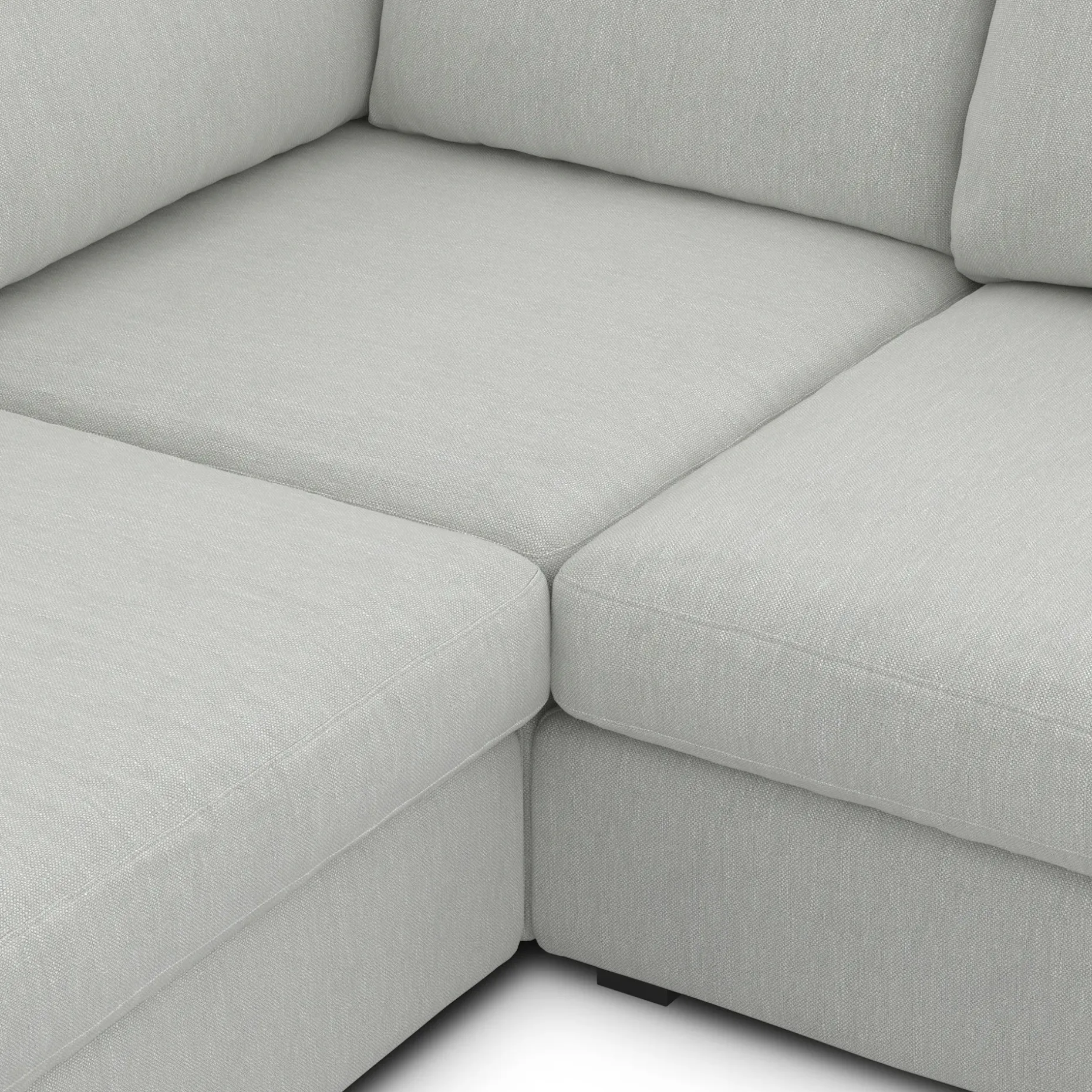 Beta 94" Modular Corner Sectional - Welsh Gray
