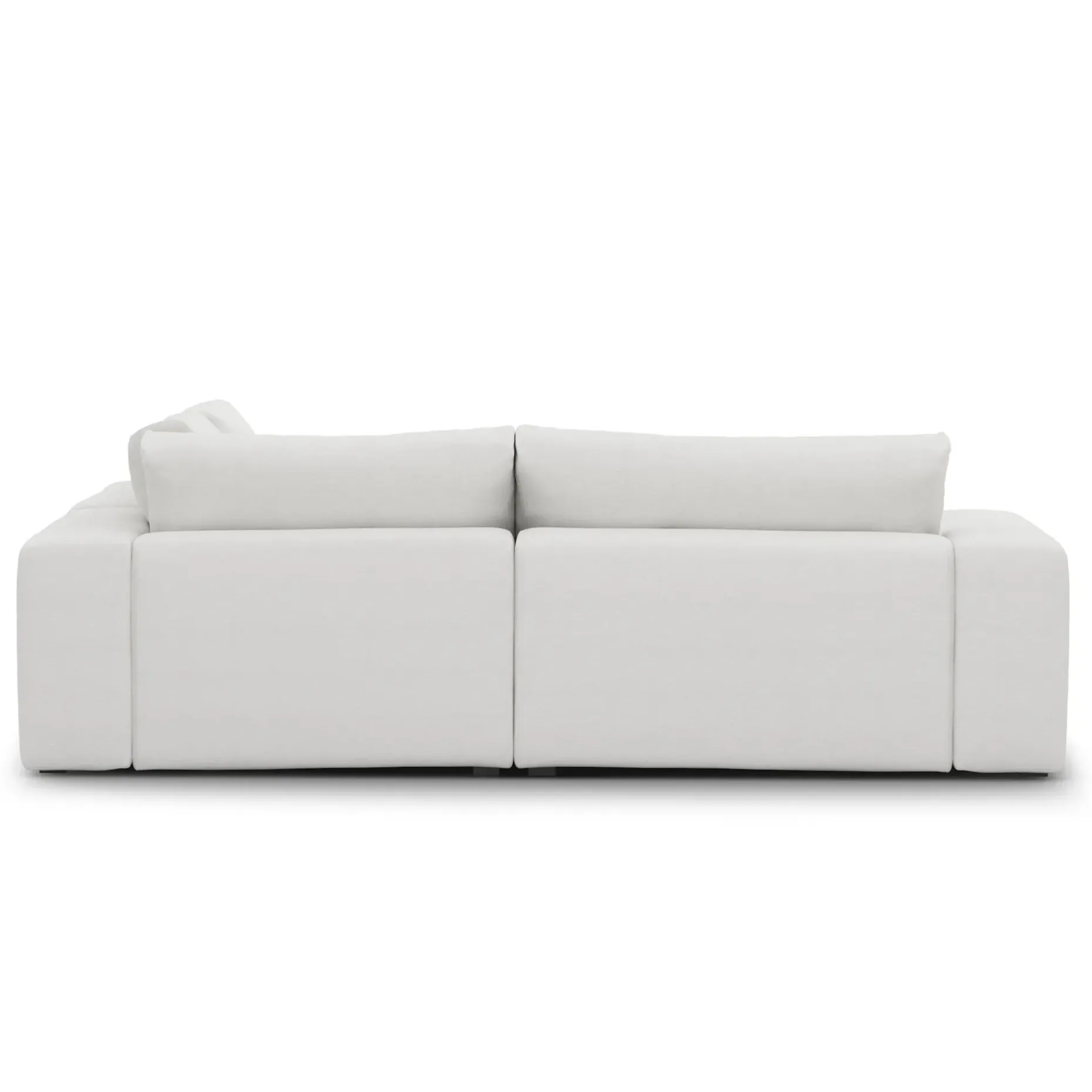 Beta 94" Modular Corner Sectional - Quartz White