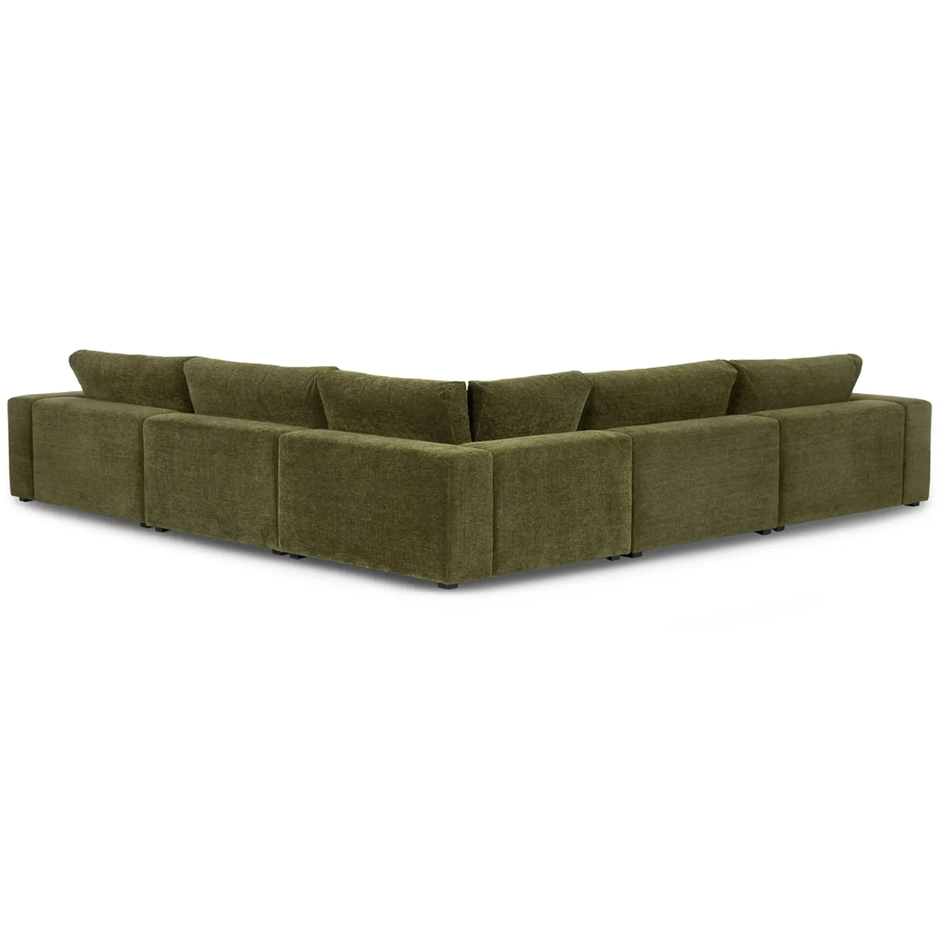 Beta 133.5" Modular Corner Sectional - Cypress Green