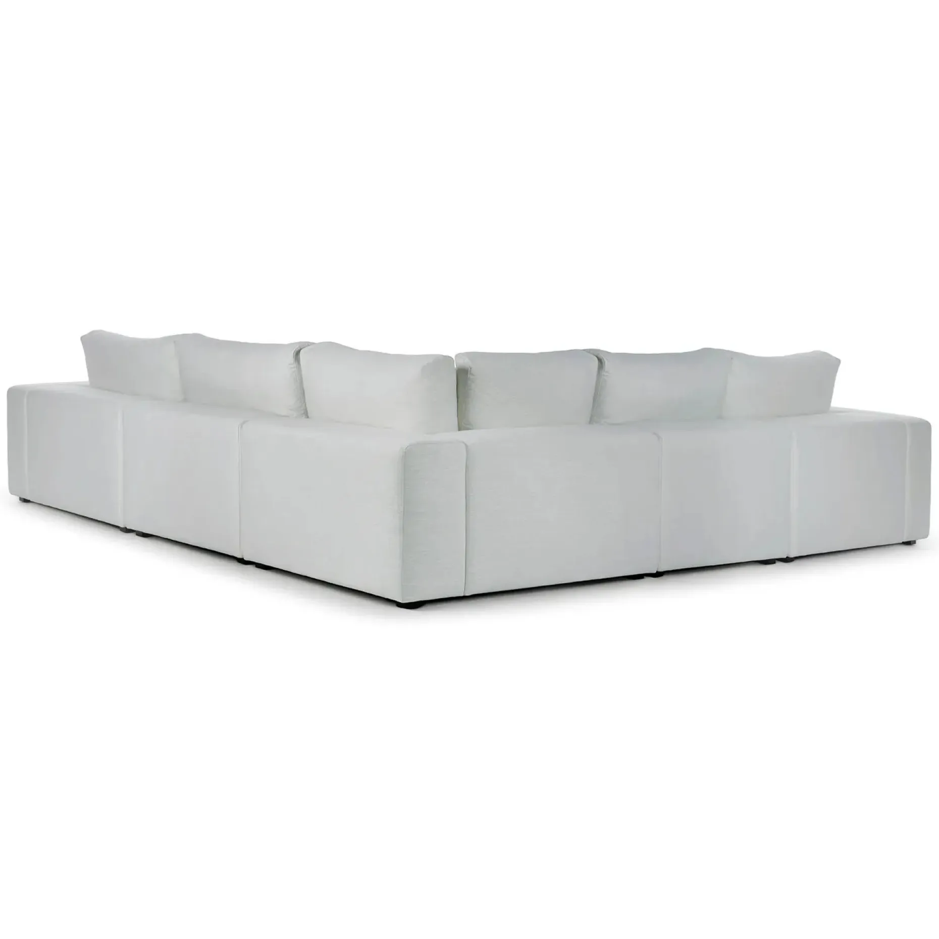 Beta 133.5" Modular Corner Sectional - Welsh Gray