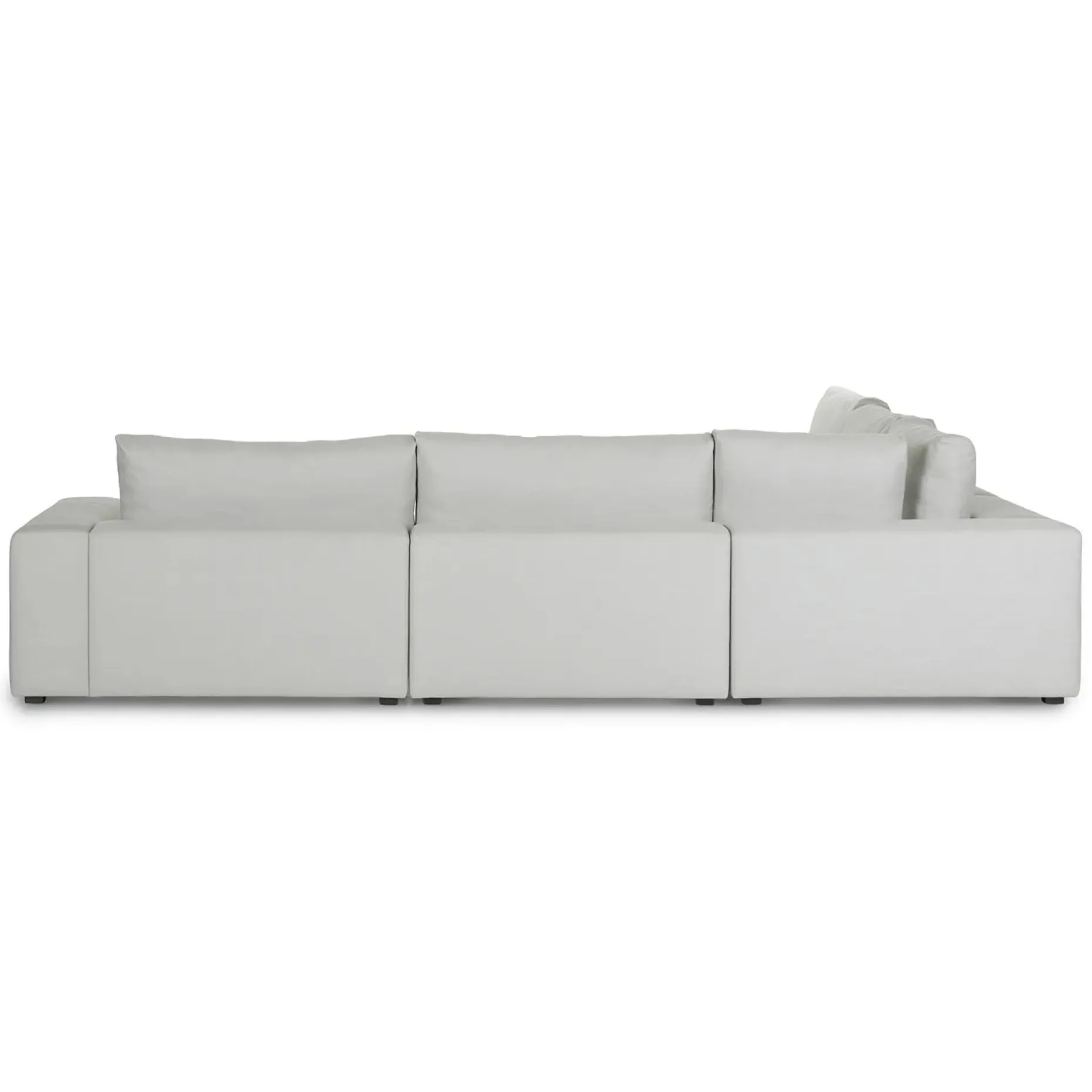 Beta 133.5" Modular Corner Sectional - Welsh Gray