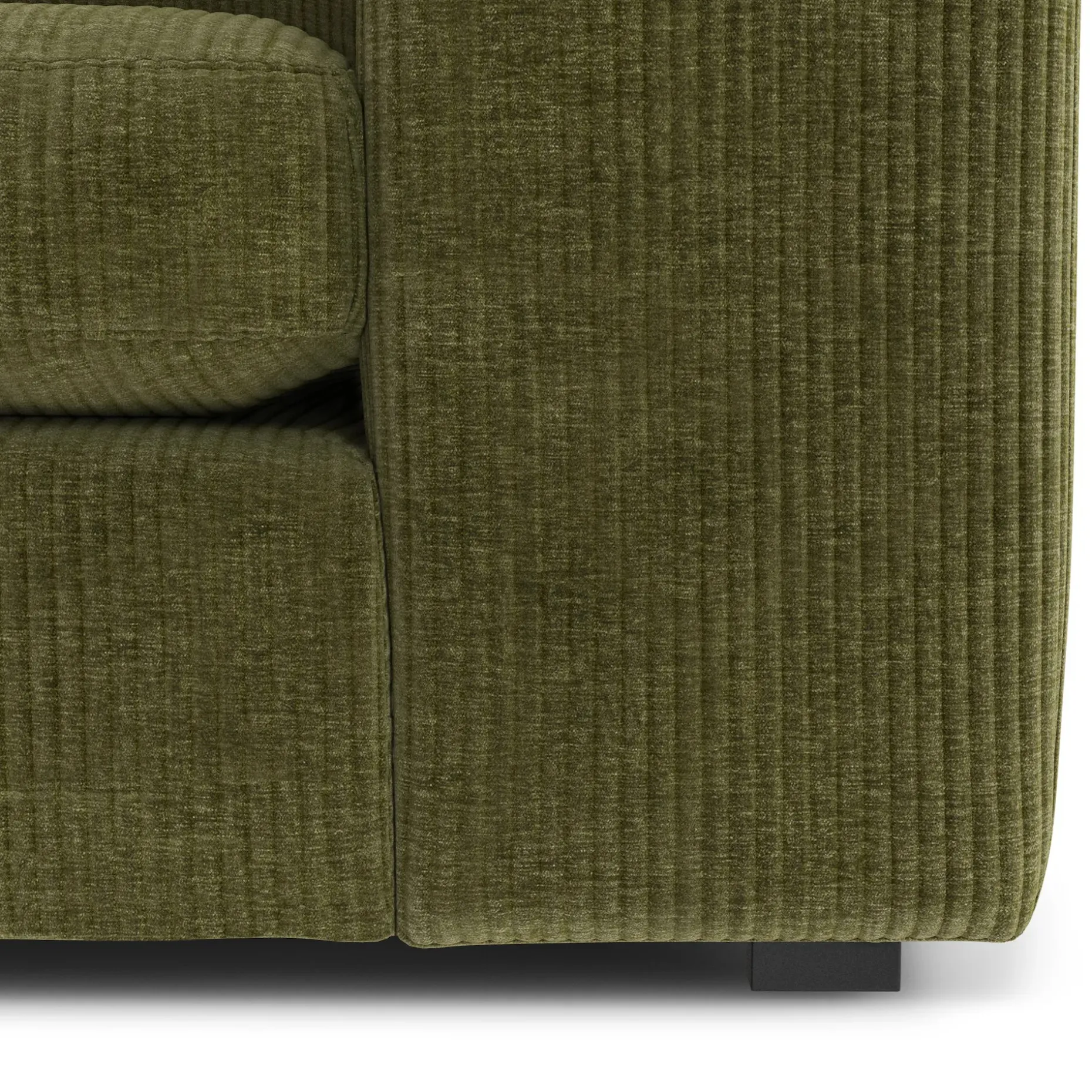 Beta 98" Modular Left Chaise Sectional - Cypress Green