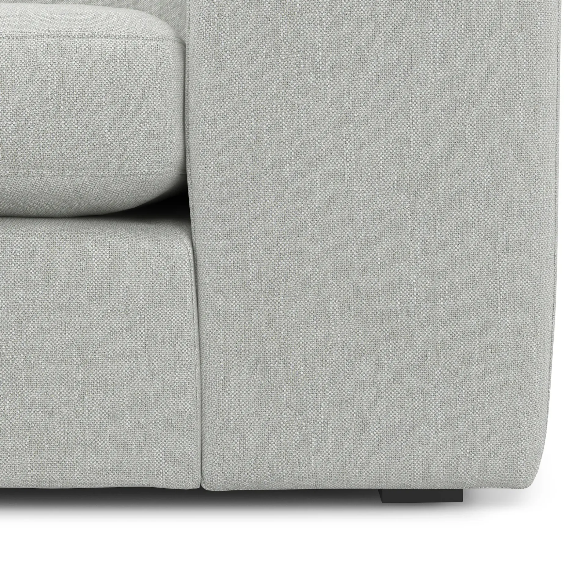 Beta 133.5" Modular L Sectional - Welsh Gray