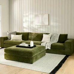 Beta 137" Modular Sofa - Cypress Green